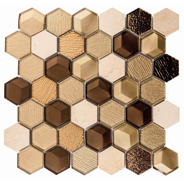 Andova Tiles Xen 2 W x 2 L Mosaic Wall Tile SAM-ANDXEN606 - main